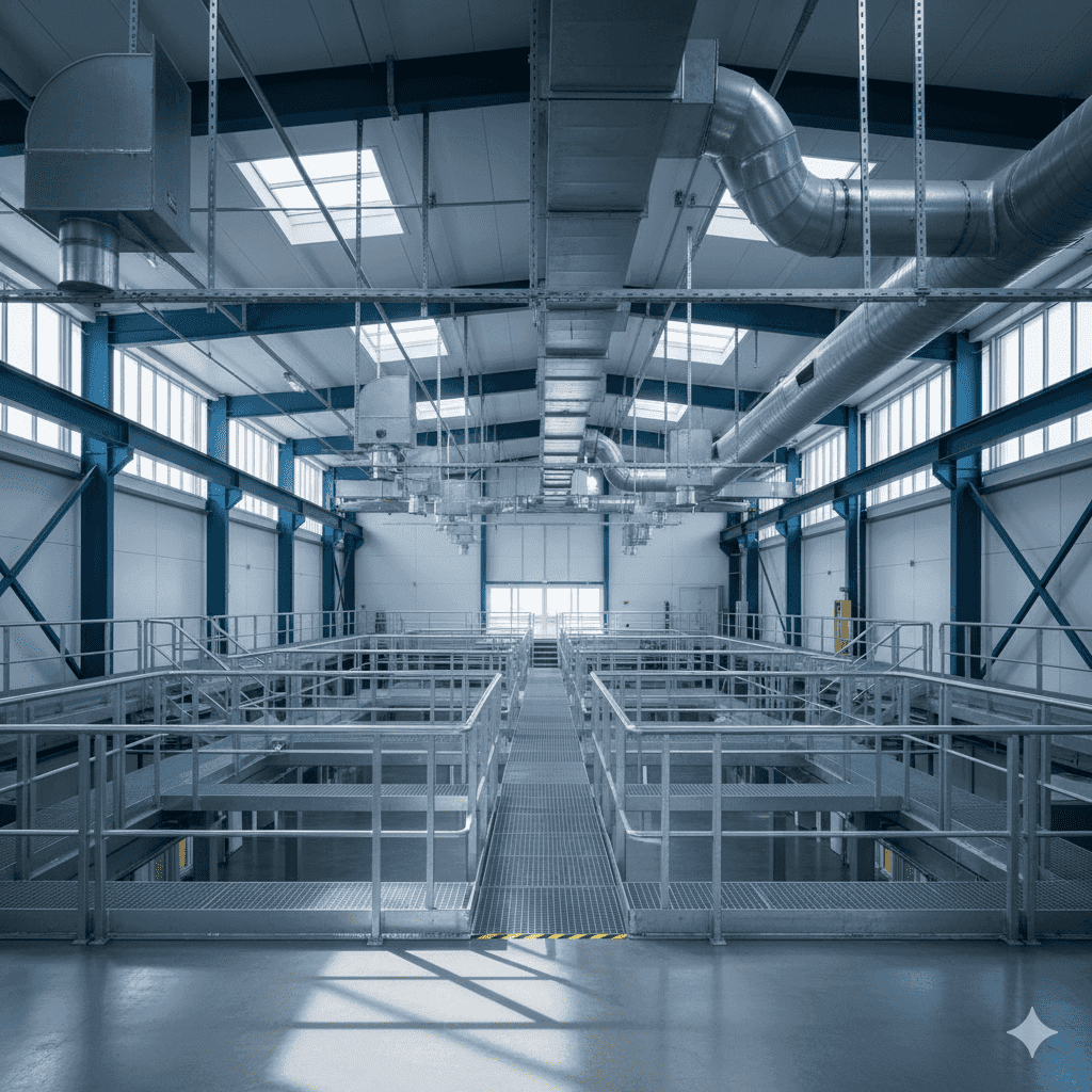 Custom Ductwork, Brackets, Platforms, and Catwalks