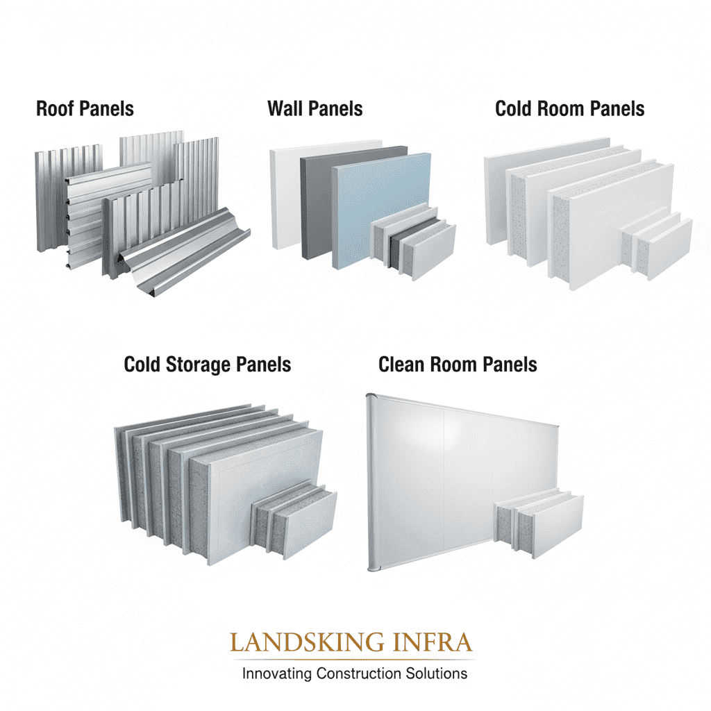 types of puf-panels